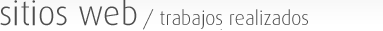 Dise&ntilde;o de Sitios Web